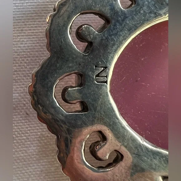 Sajen Druzy and semi precious stone necklace in SS with double chain necklace. - Picture 11 of 13